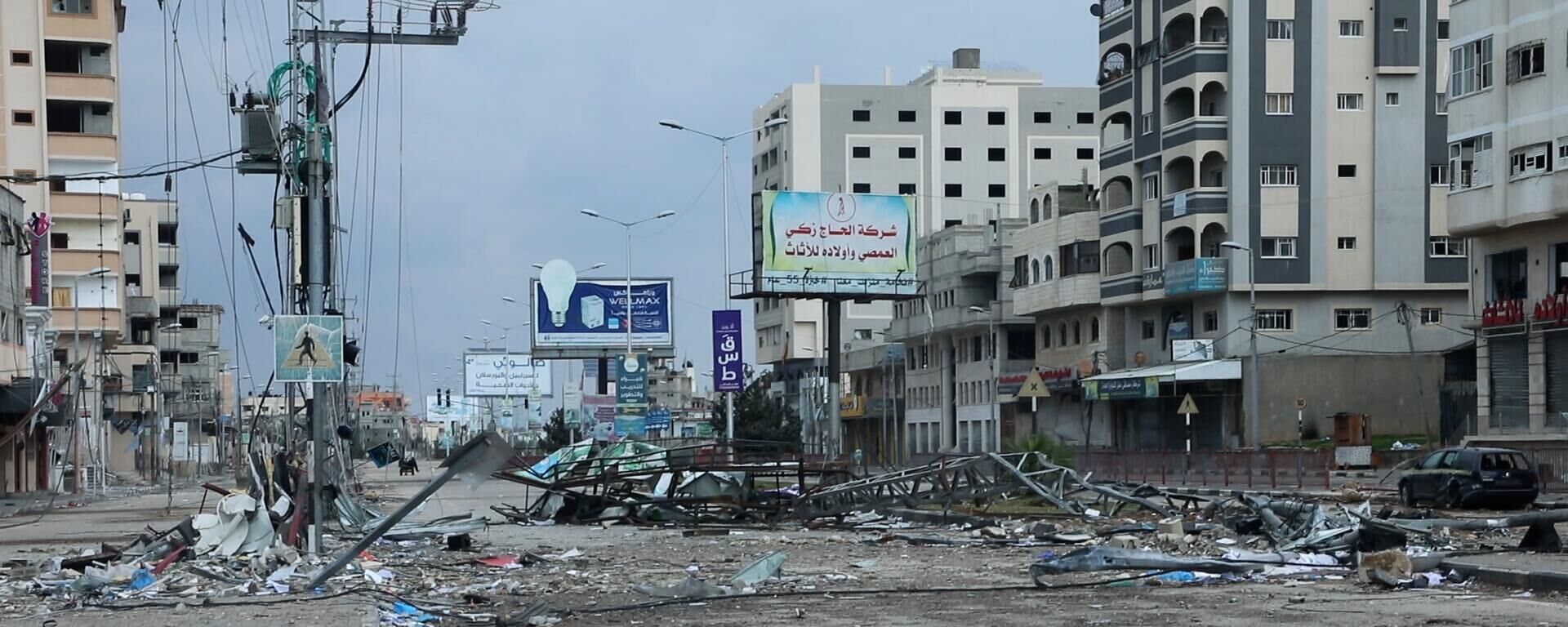 عدسة سبوتنيك ترصد ما خلفه الجيش الإسرائيلي في بعض مناطق الوسطى بغزة - سبوتنيك عربي, 1920, 13.03.2024