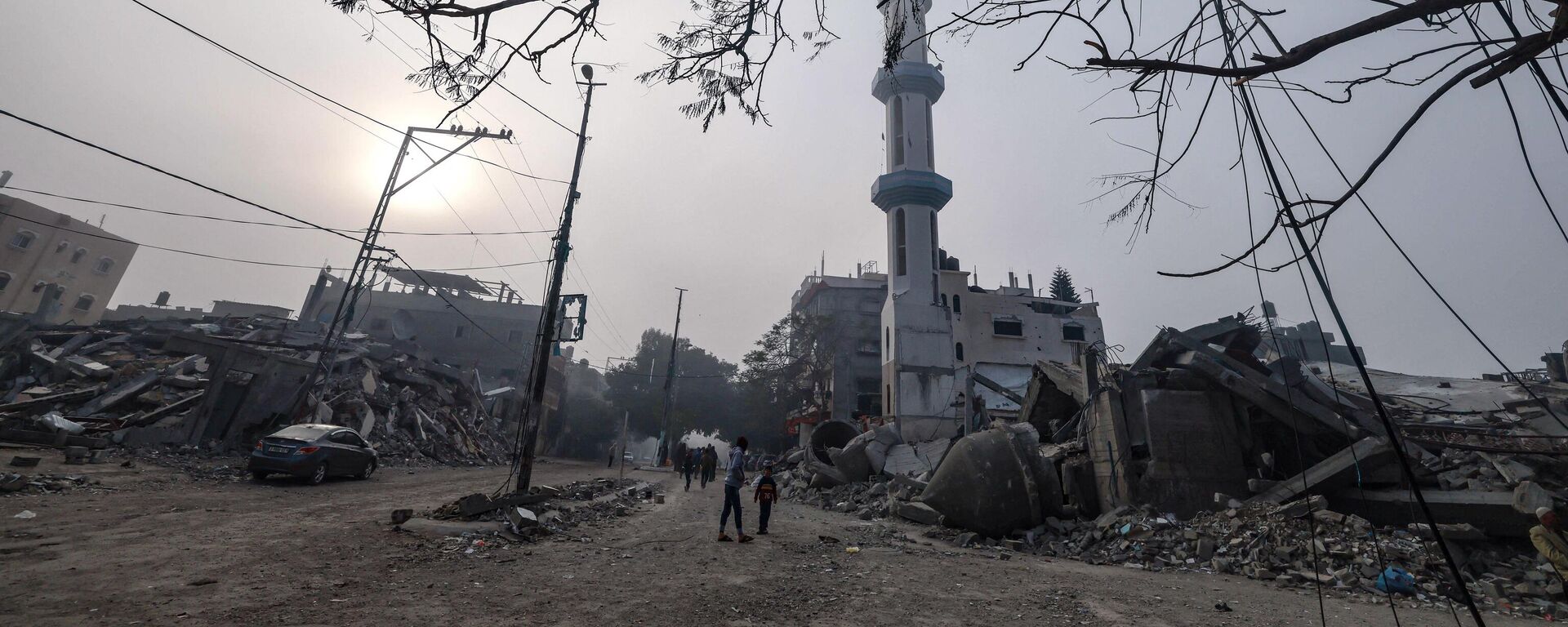 تداعيات القصف الإسرائيلي في رفح، قطاع غزة، فلسطين  - سبوتنيك عربي, 1920, 28.02.2024