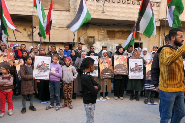 مخيمات اللاجئين الفلسطينيين في سوريا تنظم وقفة تضامنية مع أهالي غزة - سبوتنيك عربي