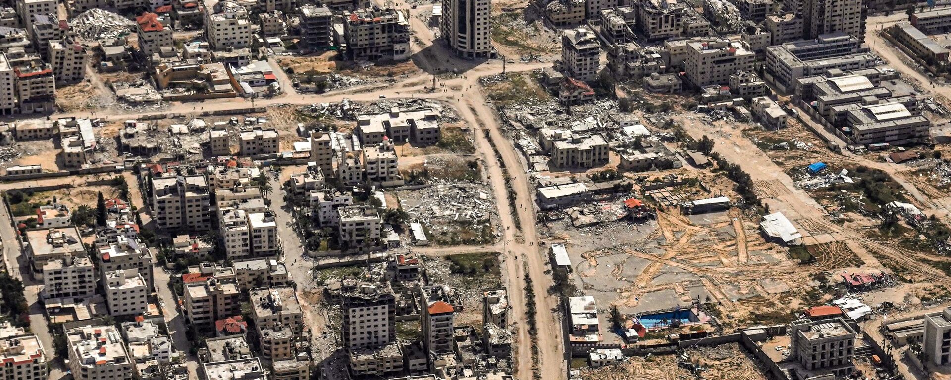 آثار الدمار في قطاع غزة - سبوتنيك عربي, 1920, 17.05.2024