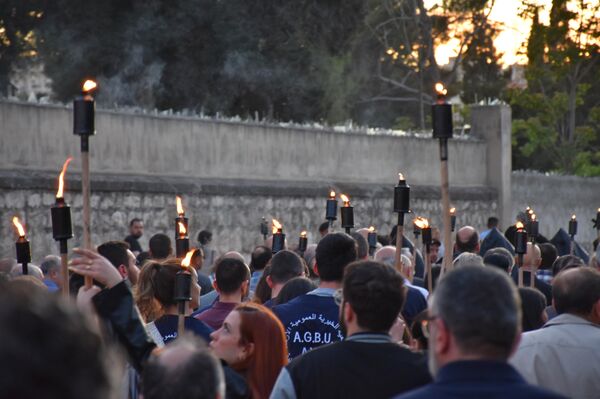 أرمن حلب يحيون ذكرى &quot;الإبادة الجماعية&quot; لأجدادهم: حرب غزة امتداد لمجازر &quot;العثمانيين&quot; - سبوتنيك عربي