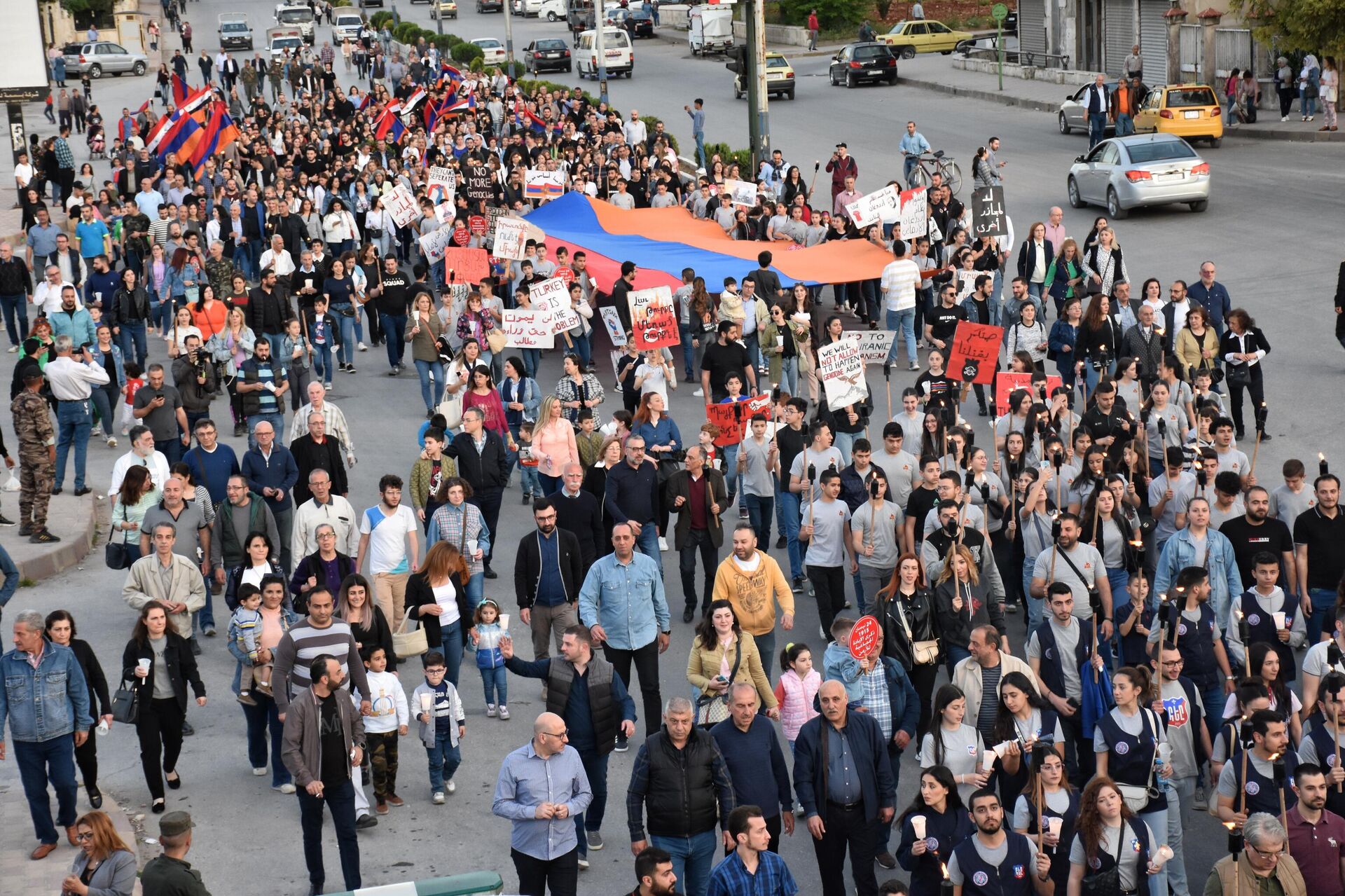 أرمن حلب يحيون ذكرى الإبادة الجماعية لأجدادهم: حرب غزة امتداد لمجازر العثمانيين - سبوتنيك عربي, 1920, 22.04.2024