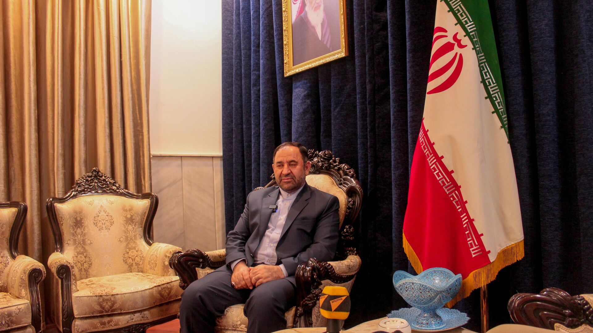 السفير الإيراني لدى دمشق، حسين أكبري - سبوتنيك عربي, 1920, 28.04.2024