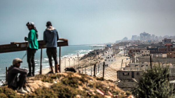 الحياة اليومية في ظل الحرب في قطاع غزة - حي الزهراء وسط القطاع، فلسطين - سبوتنيك عربي