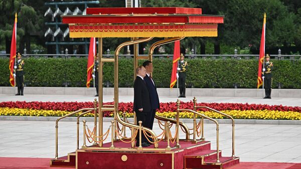 Президент РФ Владимир Путин прибыл в Китай с официальным визитом  - سبوتنيك عربي