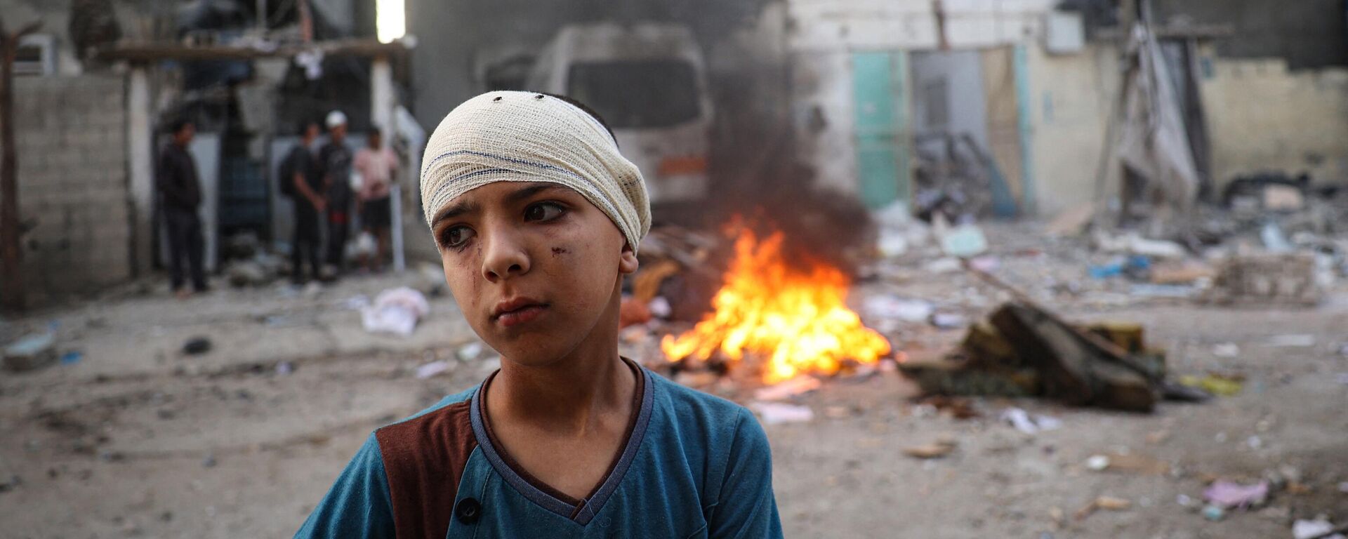 ضحايا القصف الإسرائيلي في رفح بقطاع غزة - سبوتنيك عربي, 1920, 26.05.2024