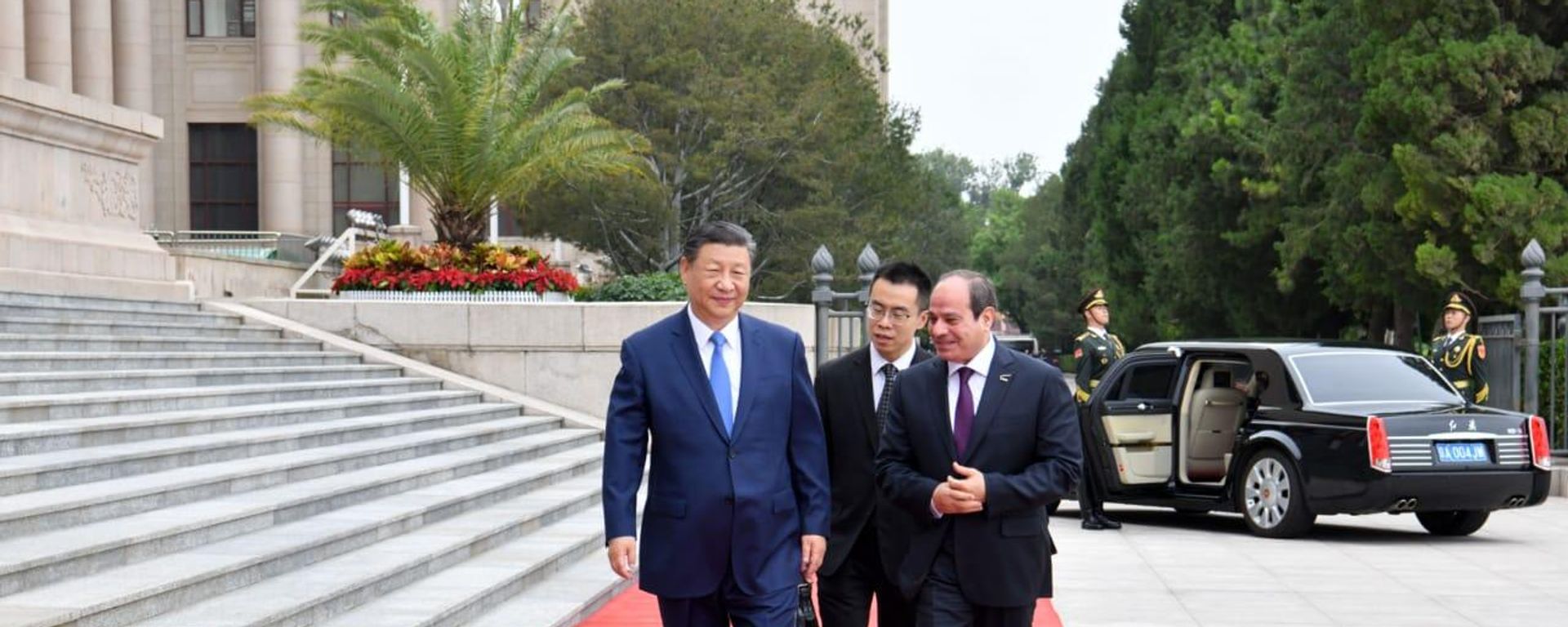 الرئيس الصيني، شي جين بينغ، يلتقي الرئيس المصري، عبد الفتاح السيسي، في العاصمة بكين - سبوتنيك عربي, 1920, 01.09.2026