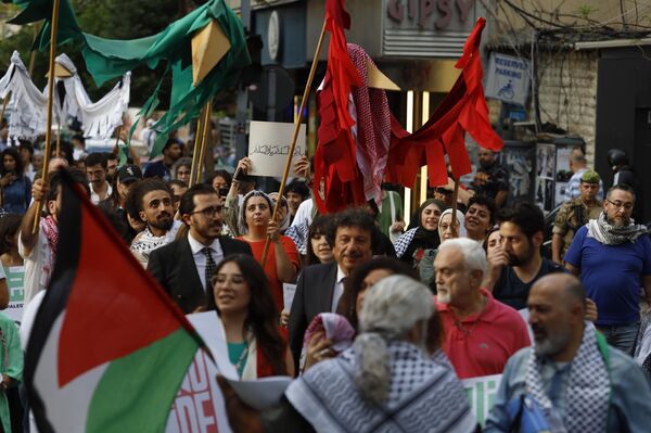 بيروت تتضامن مع غزة وفلسطين عبر نشاطات فنية وثقافية  - سبوتنيك عربي