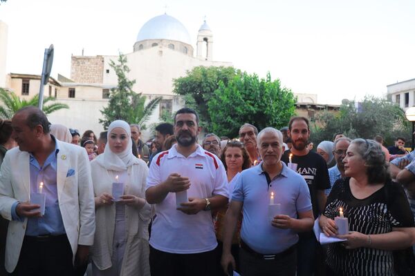 صلاة في أقدم كنائس العالم لشفاء أسماء الأسد - سبوتنيك عربي