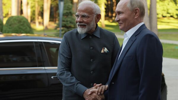 الرئيس فلاديمير بوتين يجري محادثات مع رئيس الوزراء الهندي ناريندرا مودي
 - سبوتنيك عربي