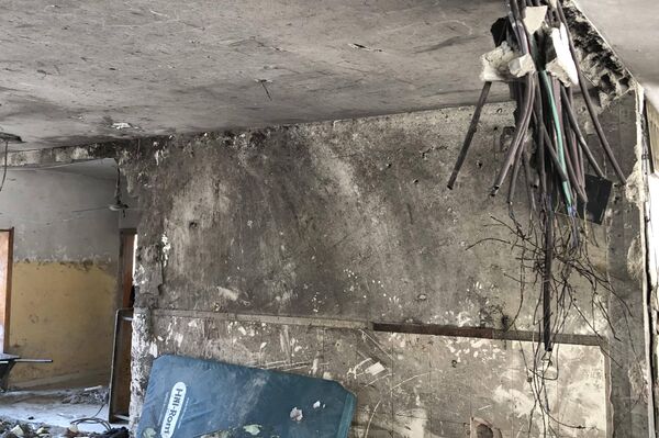 صورة من مجزرة مدرسة &quot;التابعين&quot; الشرعية في حي &quot;الدرج&quot; في مدينة غزة، التي قصفها الجيش الإسرائيلي - سبوتنيك عربي