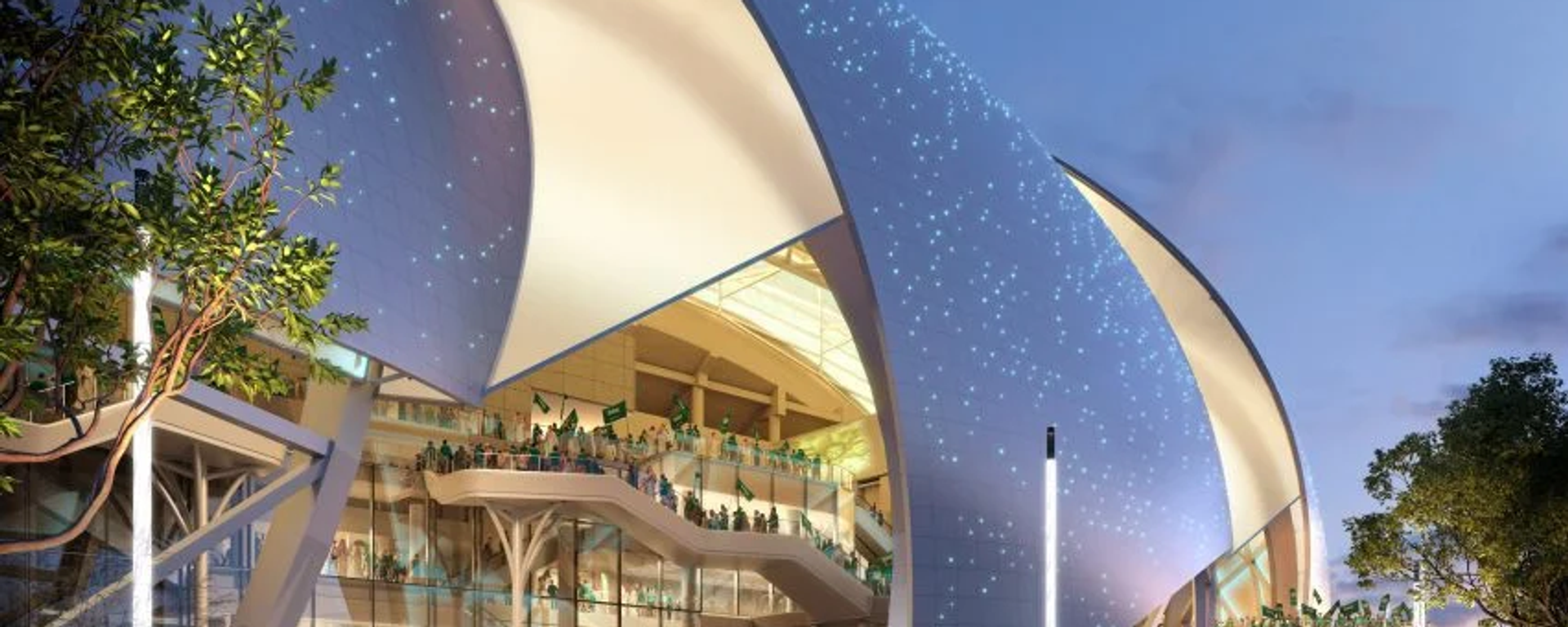 صور متداولة لملعب في السعودية لاستضافة مباريات كأس العالم لعام 2034  - سبوتنيك عربي, 1920, 20.08.2024