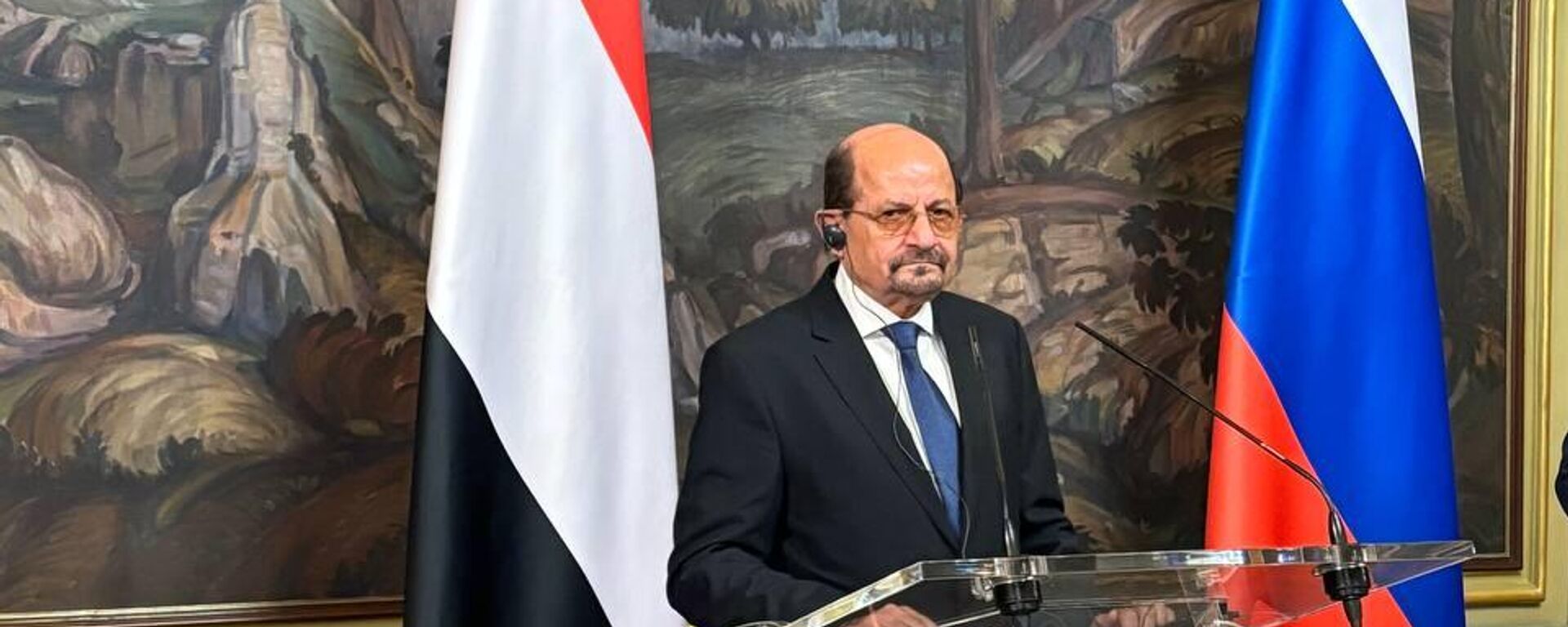 وزير الخارجية الروسي سيرغي لافروف، في مؤتمر صحفي مع نظيره اليمني شائع الزنداني، في العاصمة الروسية موسكو - سبوتنيك عربي, 1920, 28.07.2025