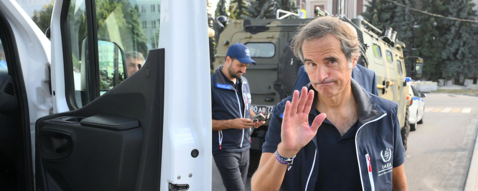 رئيس الوكالة الدولية للطاقة الذرية رافائيل غروسي يزور محطة كورسك للطاقة النووية في مقاطعة كرورسك - سبوتنيك عربي, 1920, 21.04.2025