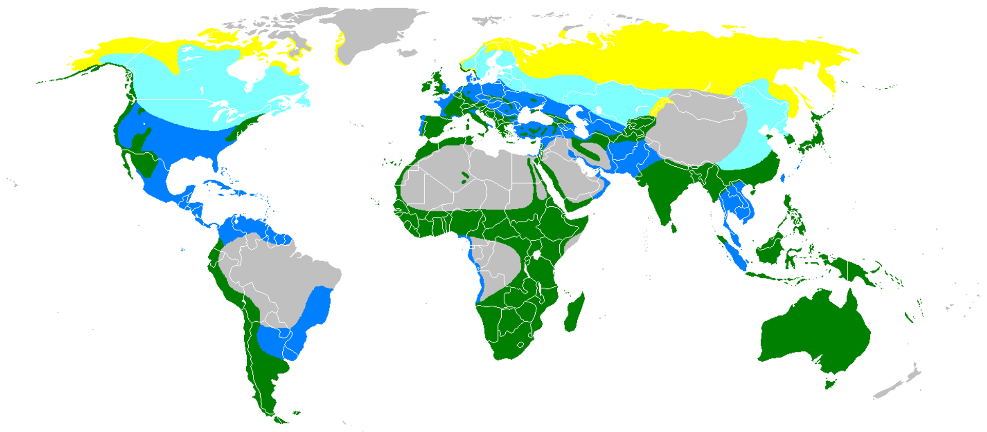 مناطق انتشار صقور الشاهين في العالم  - سبوتنيك عربي, 1920, 03.09.2024