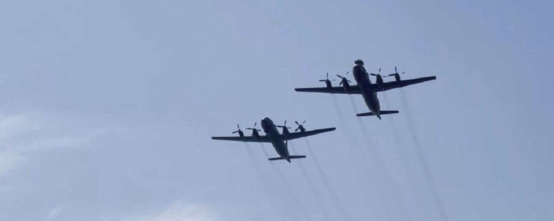 قامت ثماني طائرات مضادة للغواصات تابعة للطيران البحري لأسطول المحيط الهادئ، خلال عملية القيادة والسيطرة المحيط-2024، ببحث جماعي عن غواصات لعدو وهمي. - سبوتنيك عربي, 1920, 23.10.2025