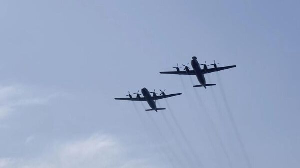 قامت ثماني طائرات مضادة للغواصات تابعة للطيران البحري لأسطول المحيط الهادئ، خلال عملية القيادة والسيطرة المحيط-2024، ببحث جماعي عن غواصات لعدو وهمي. - سبوتنيك عربي