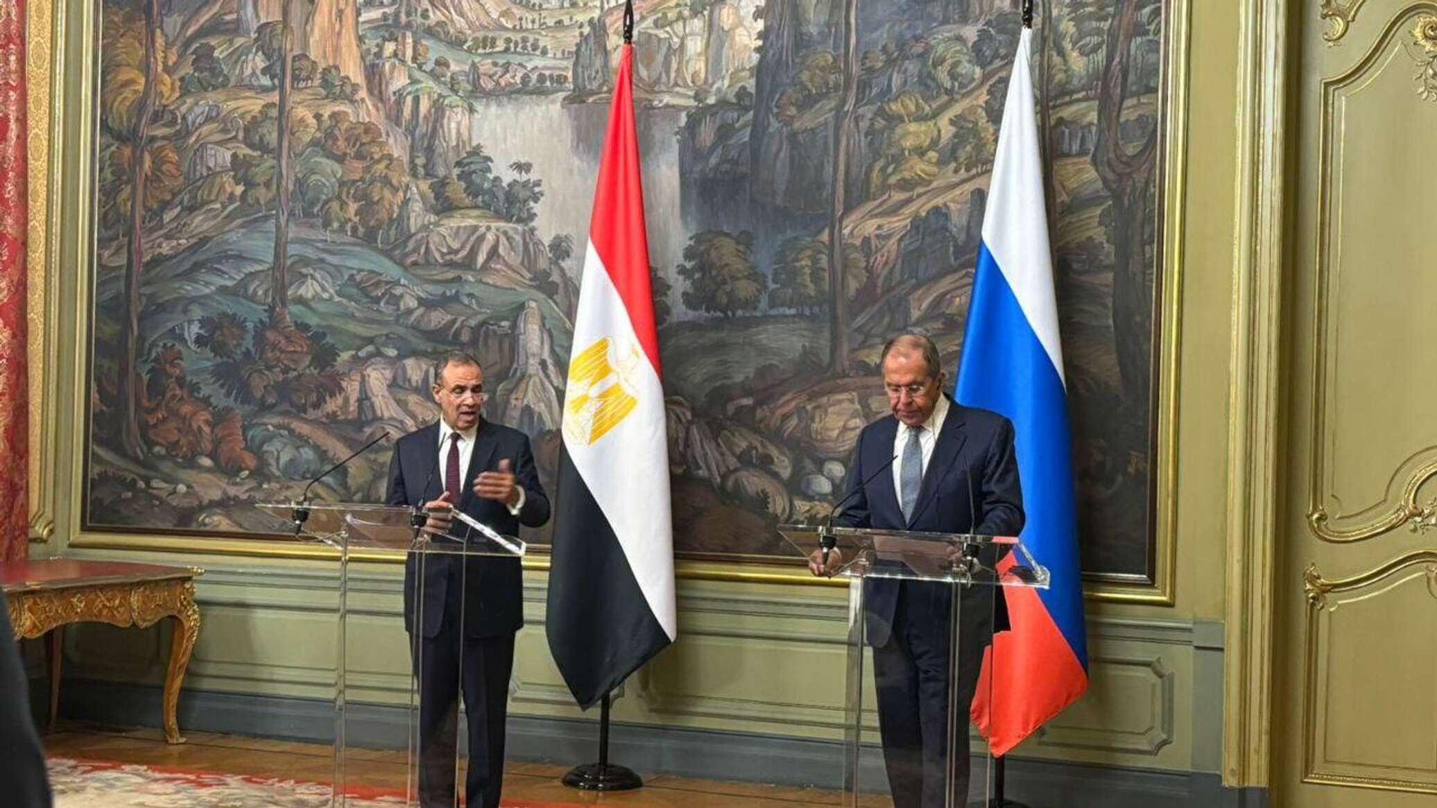وزير الخارجية الروسي ونظيره المصري يناقشان "التصعيد غير المسبوق" في الشرق الأوسط