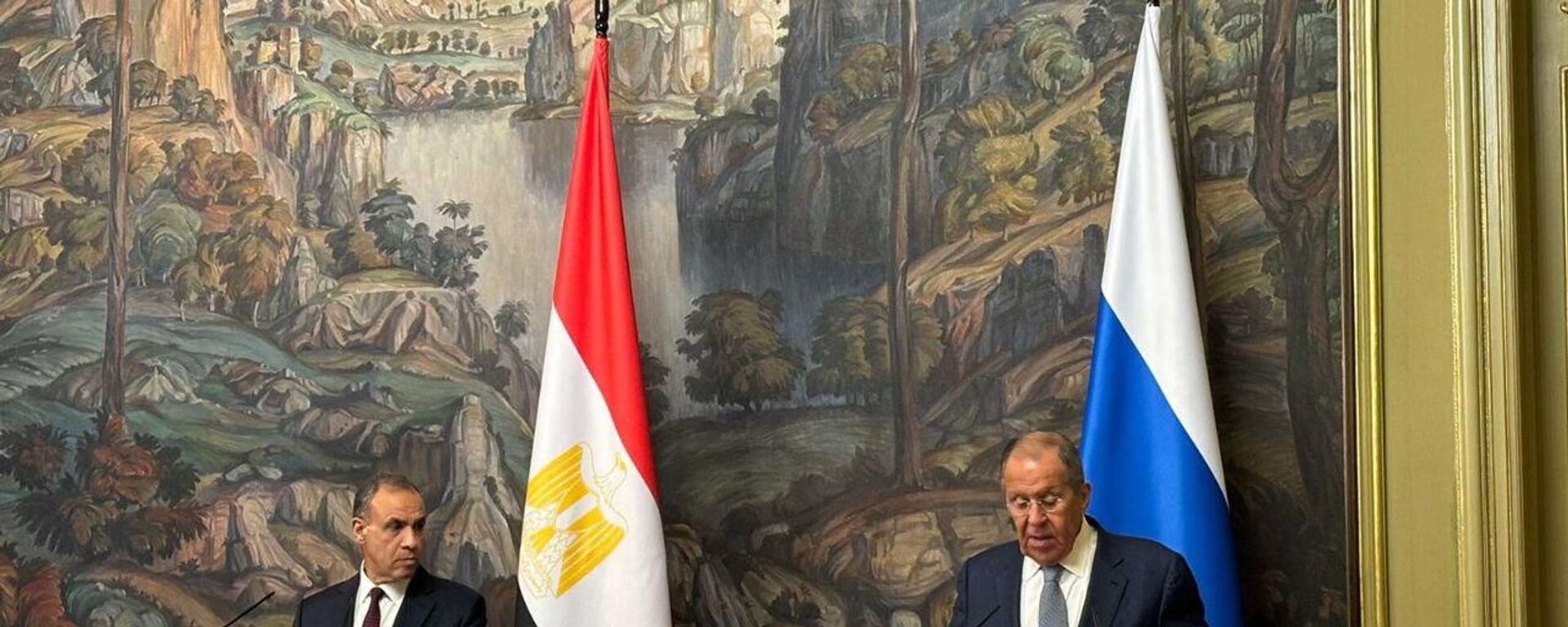 صور لاجتماع وزير الخارجية الروسي سيرغي لافروف مع نظيره المصري بدر عبد العاطي - سبوتنيك عربي, 1920, 23.03.2026