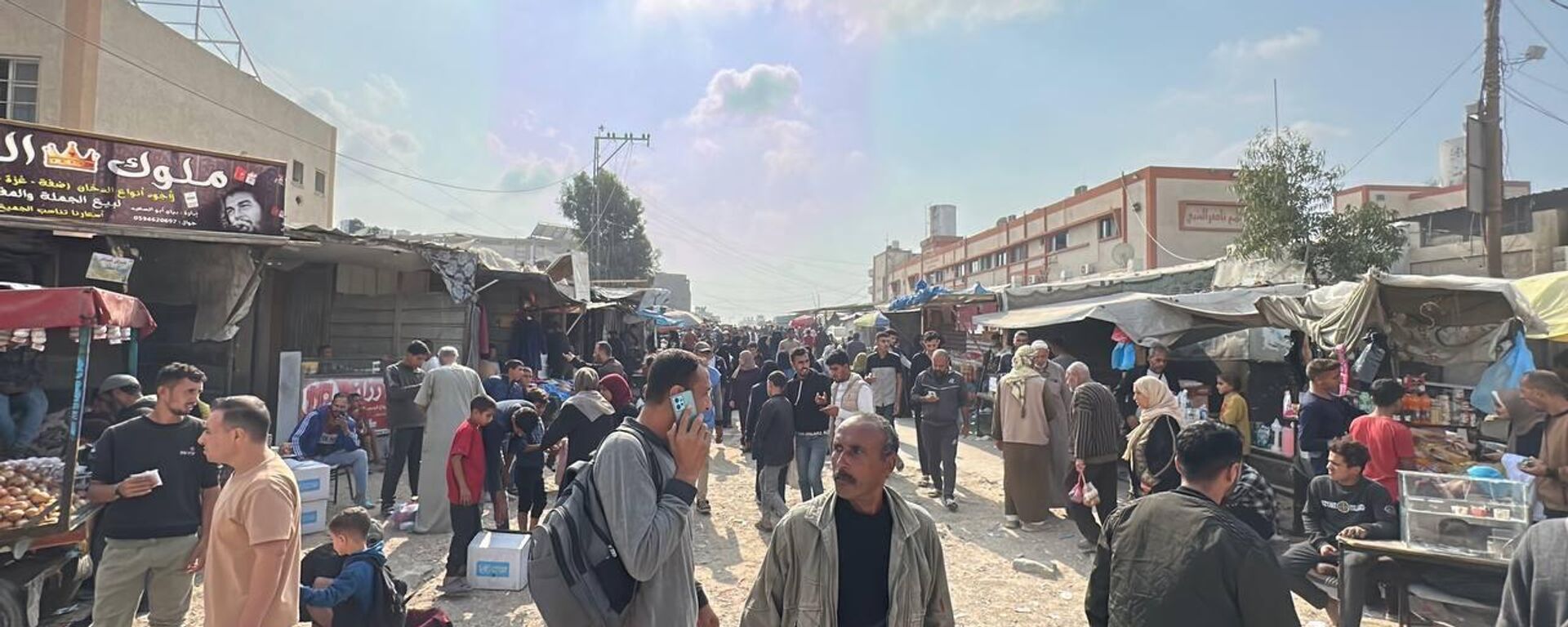 أسواق خان يونس شبه فارغة من البضائع والأسعار تواصل صعودها الحاد في قطاع غزة - سبوتنيك عربي, 1920, 02.12.2024