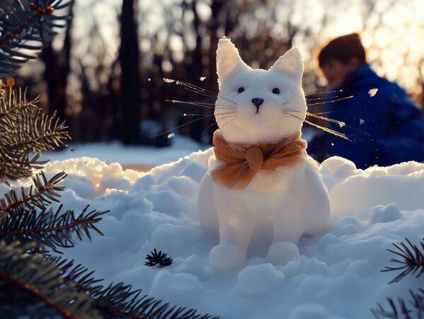 قطة رجل الثلج الحديثة - سبوتنيك عربي