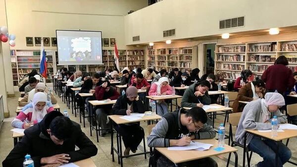 أولمبياد اللغة الروسية بالقاهرة بمشاركة عدد من الجامعات المصرية - سبوتنيك عربي