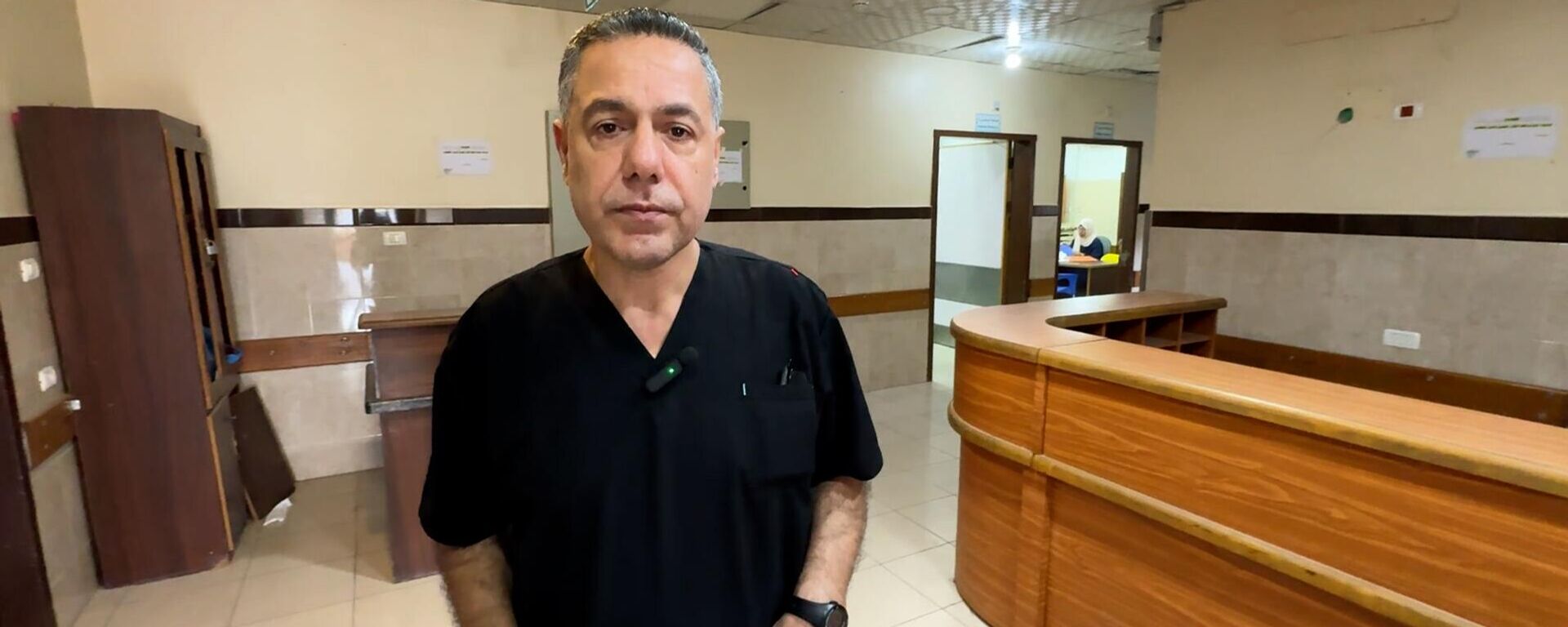 مجموعة صور لمشفى كمال عدوان في قطاع غزة، والسيدة ألبينا أبو صفية، زوجة الطبيب المعتقل حسام أبو صفية  - سبوتنيك عربي, 1920, 21.02.2025