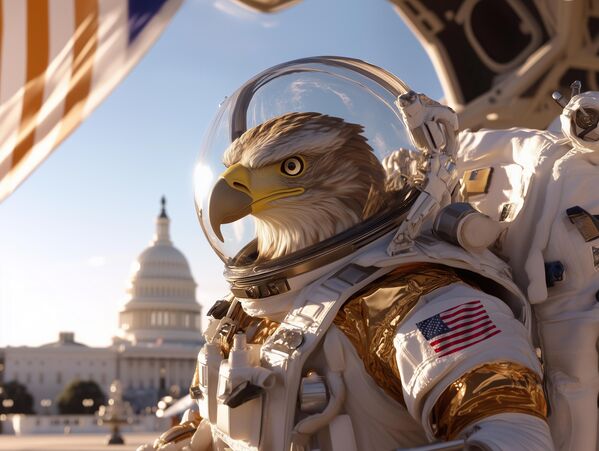 الولايات المتحدة الأمريكية على هيئة نسر - سبوتنيك عربي