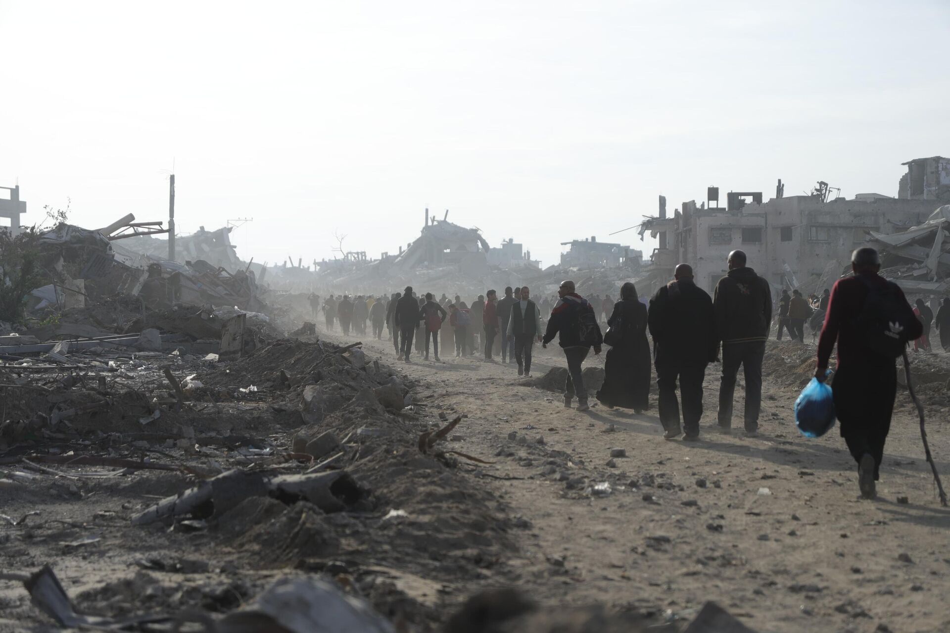 عودة النازحين إلى جباليا تكشف حجم الدمار والكارثة الإنسانية - سبوتنيك عربي, 1920, 20.01.2025