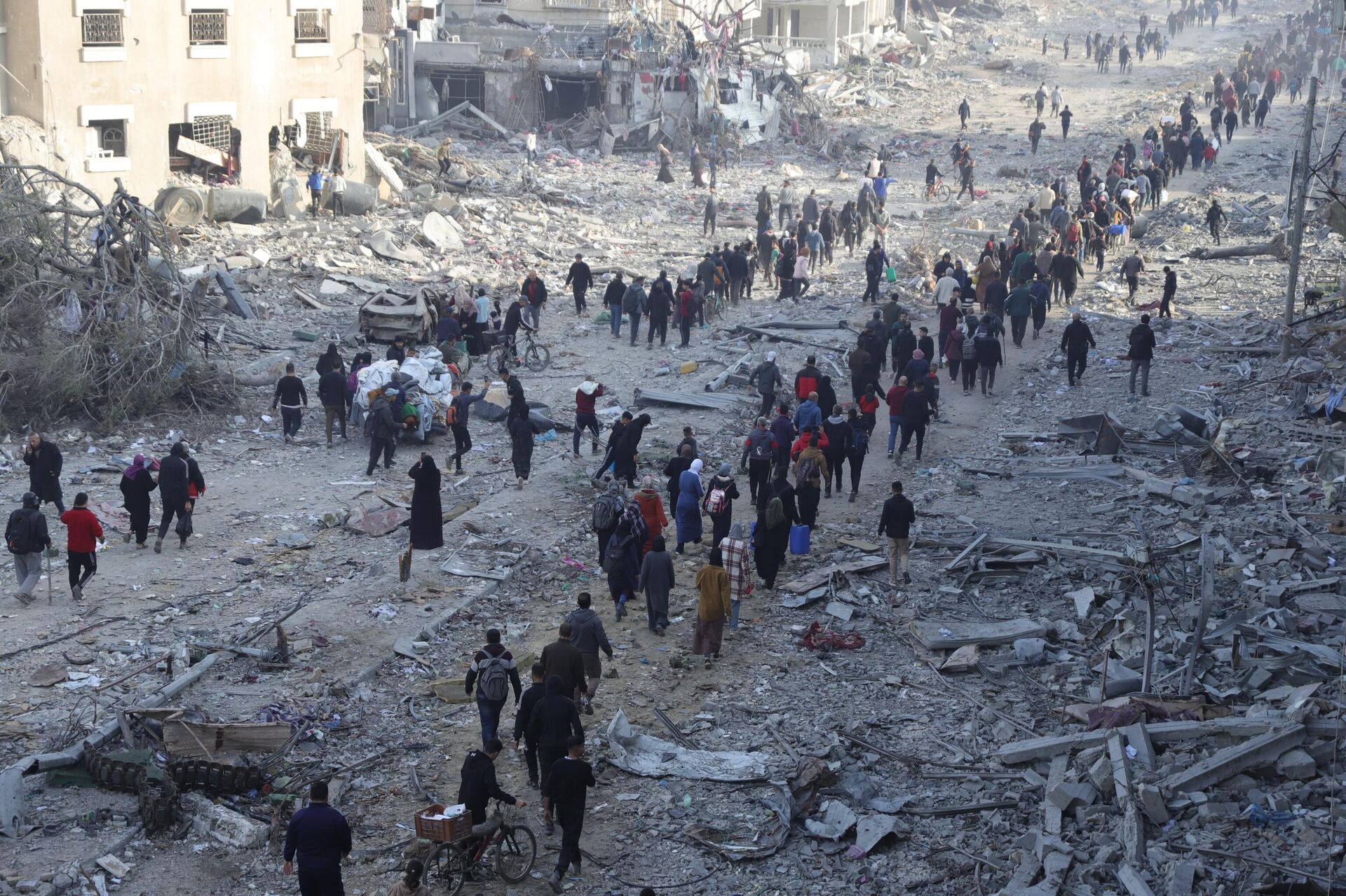 عودة النازحين إلى جباليا تكشف حجم الدمار والكارثة الإنسانية - سبوتنيك عربي, 1920, 20.01.2025