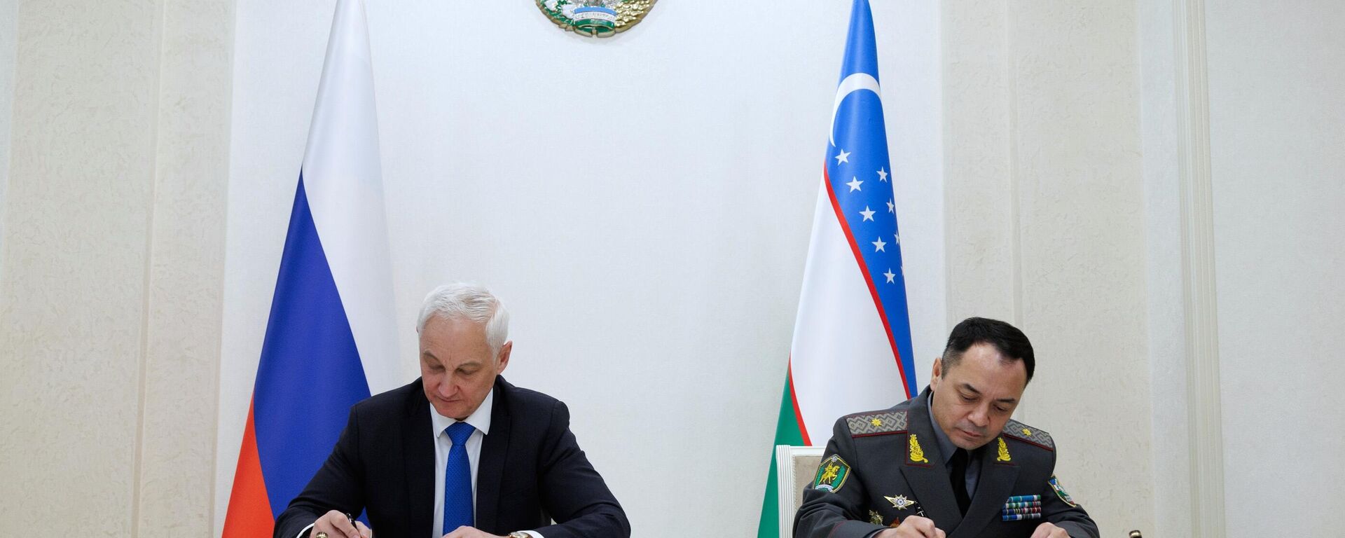 زيارة وزير الدفاع الروسي، أندريه بيلاؤوسوف، إلى أوزبكستان - سبوتنيك عربي, 1920, 22.01.2025