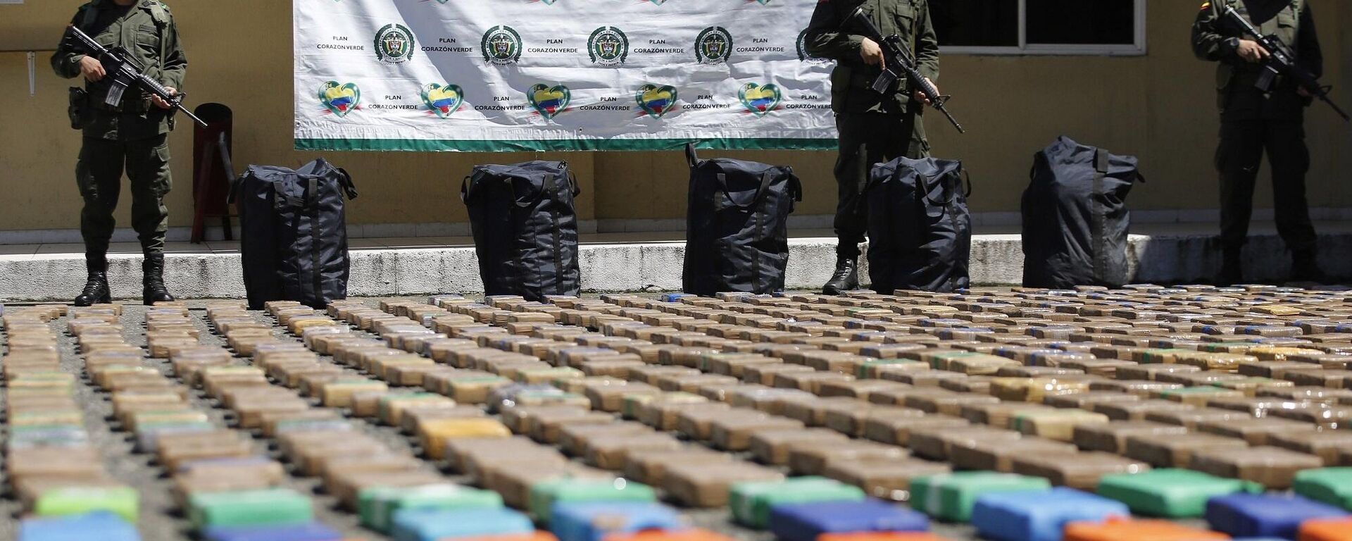 شرطة كولومبيا تضبط كمية كبيرة من المخدرات - سبوتنيك عربي, 1920, 23.01.2025