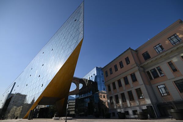 المبنى الجديد لجامعة "باومان" التقنية الحكومية في موسكو. المبنى الجديد لجامعة "باومان" التقنية الحكومية في موسكو. - سبوتنيك عربي