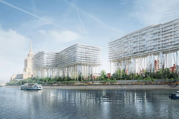 مشروع المجمع السكني "العائم" "بادايفسكي" في منطقة دوروغوميلوفو مشروع المجمع السكني "العائم" "بادايفسكي" في منطقة دوروغوميلوفو - سبوتنيك عربي