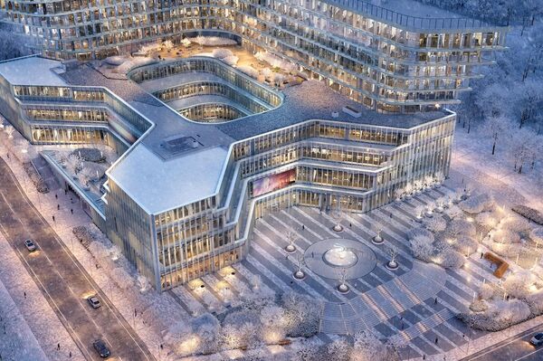 صورة لمشروع مجموعة "لومونوسوف" السكنية. صورة لمشروع مجموعة "لومونوسوف" السكنية. - سبوتنيك عربي