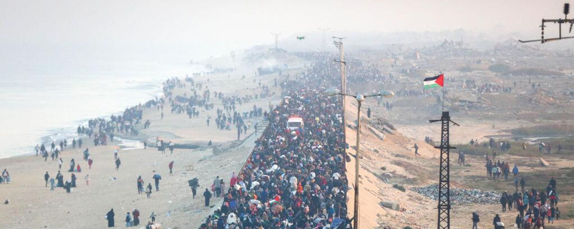 عودة النازحين إلى شمال قطاع غزة - سبوتنيك عربي, 1920, 28.01.2025