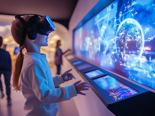 صورة لـ&quot;متحف القمر التاريخ&quot; الذي يعرض جيولوجيا القمر الصناعي للأرض. وتشمل المعروضات صخور القمر القديمة، ونماذج المناظر الطبيعية القمرية، وعروض تفاعلية حول الاستكشاف العلمي.  - سبوتنيك عربي