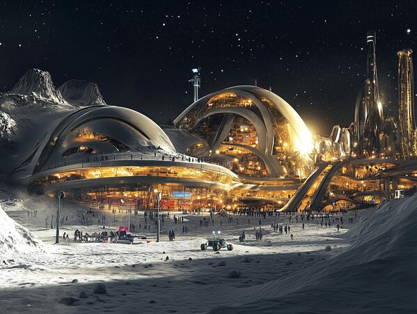 منظر عام لمنتزه &quot;كوزمولونا&quot; بعيون الذكاء الاصطناعي. - سبوتنيك عربي