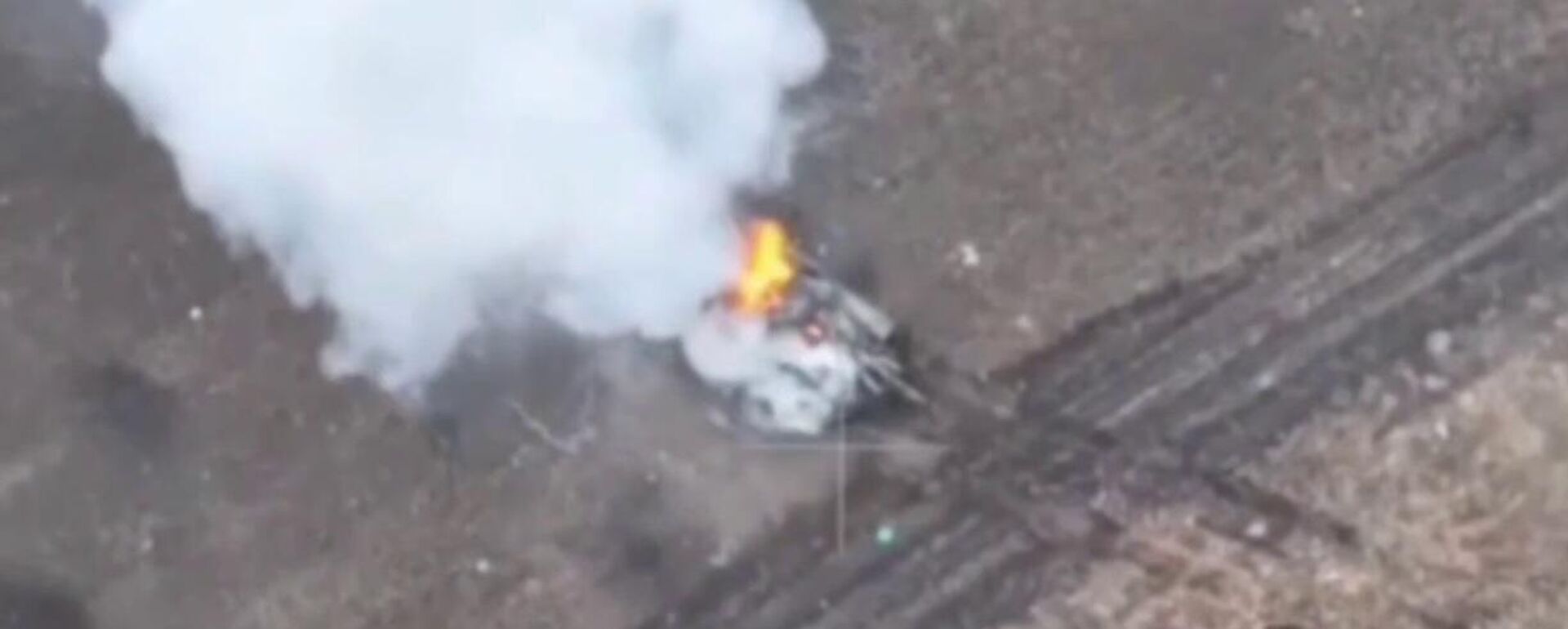 مسيرة روسية تدمر دبابة أوكرانية - سبوتنيك عربي, 1920, 01.02.2025