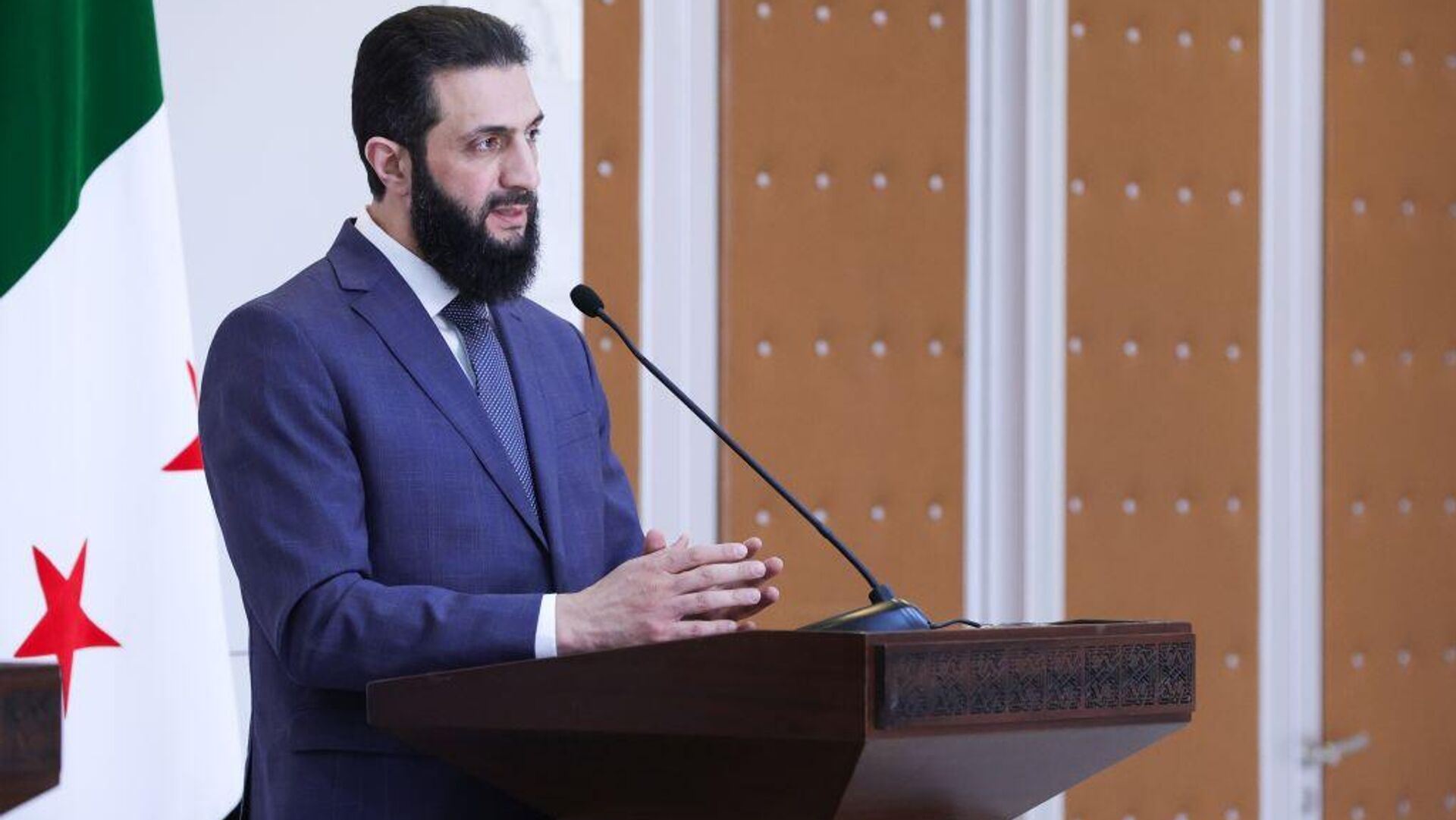 أحمد الشرع، الرئيس السوري للمرحلة الانتقالية - سبوتنيك عربي, 1920, 14.10.2025