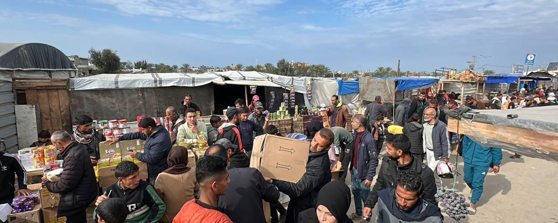 اليونيسف: المساعدات الإنسانية التي تصل قطاع غزة لا تكفي وقطرة في محيط _ بريد - سبوتنيك عربي, 1920, 05.02.2025