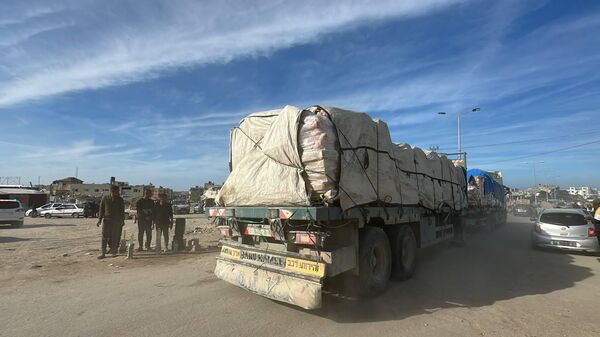اليونيسف: المساعدات الإنسانية التي تصل قطاع غزة لا تكفي وقطرة في محيط _ بريد - سبوتنيك عربي