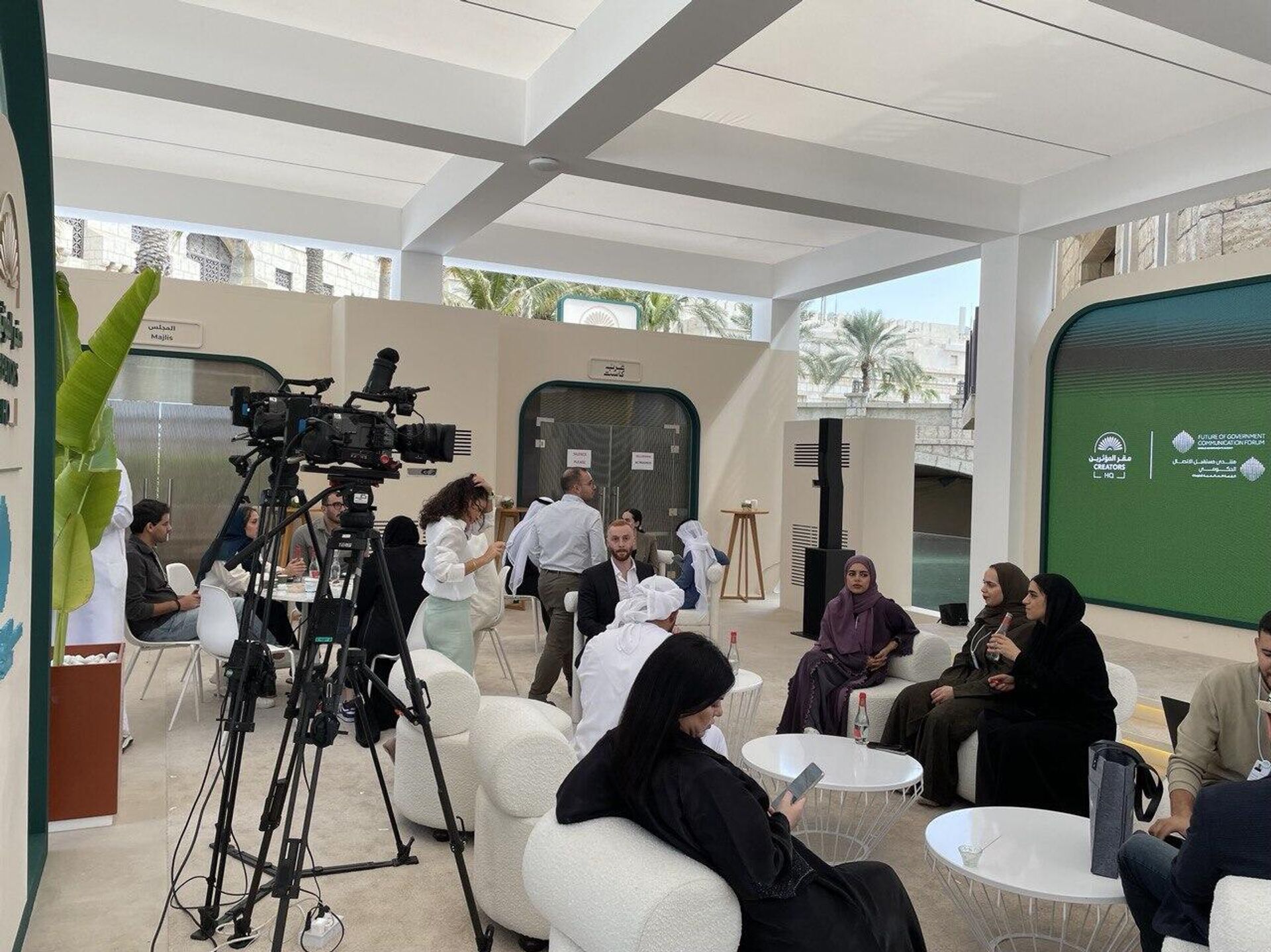 مقر المؤثرين في القمة العالمية للحكومات 2025، دبي، الإمارات العربية المتحدة  - سبوتنيك عربي, 1920, 13.02.2025