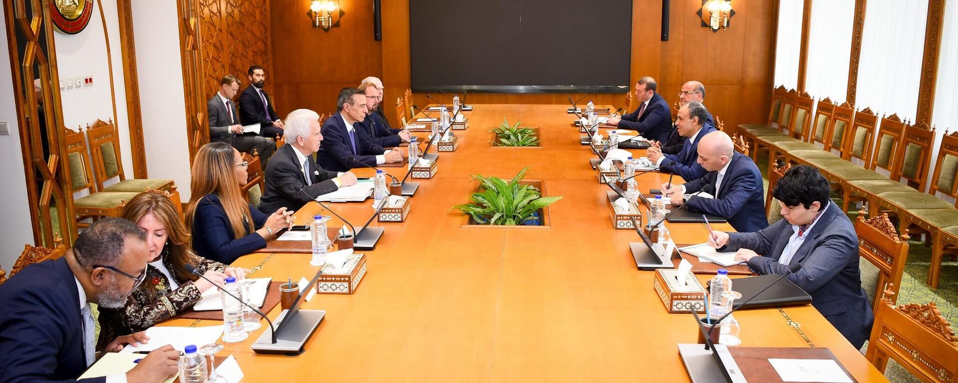 ‌‏وزير الخارجية المصري بدر عبد العاطي يستقبل وفد من مجلس النواب الأمريكي في القاهرة - سبوتنيك عربي, 1920, 16.02.2025