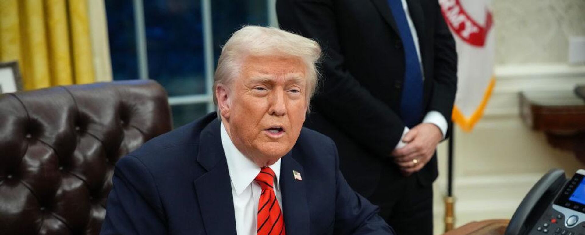 الرئيس الأمريكي دونالد ترامب - سبوتنيك عربي, 1920, 22.02.2025