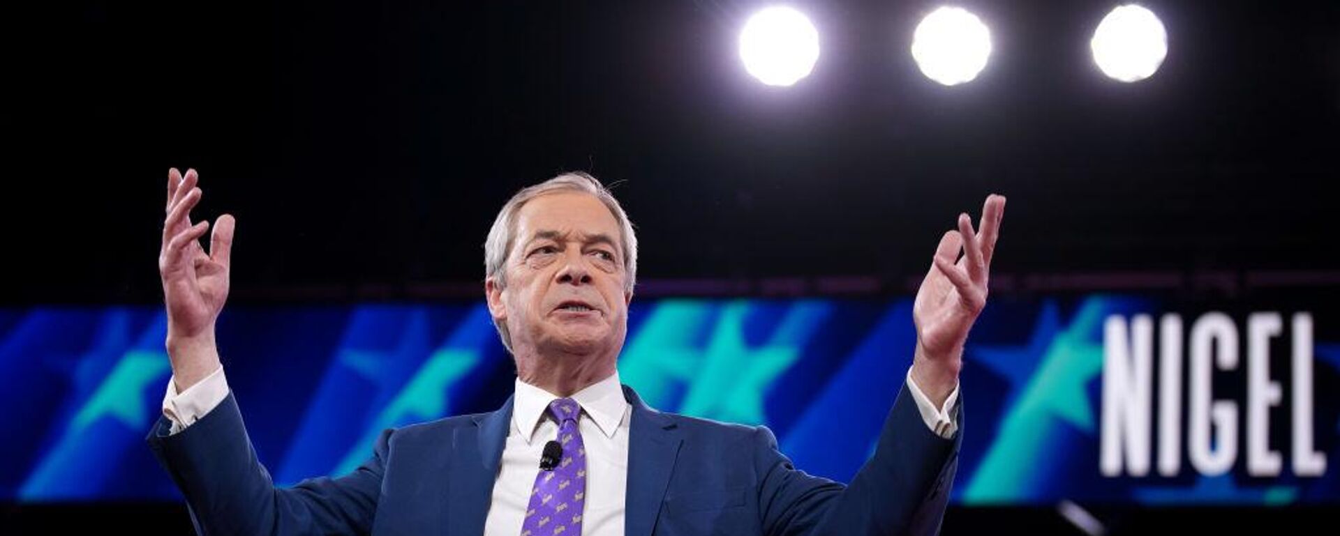 زعيم حزب الإصلاح اليميني البريطاني نايجل فراج - سبوتنيك عربي, 1920, 22.02.2025