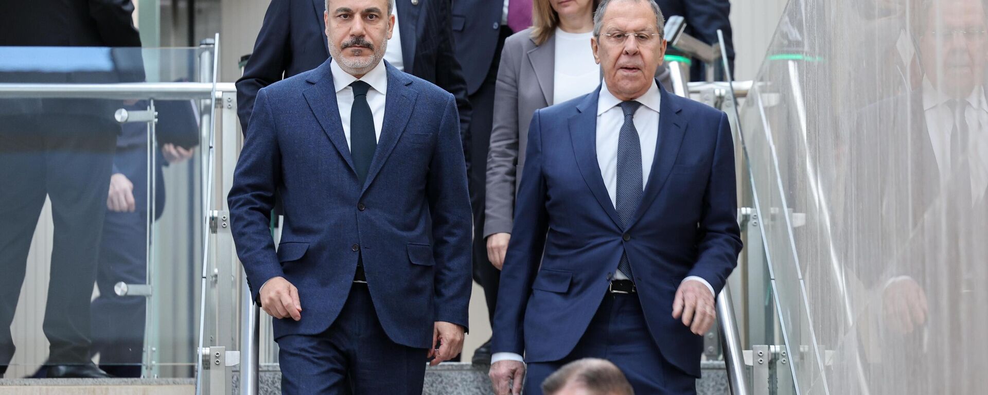 لافروف خلال اجتماع مع نظيره التركي هاكان فيدان - سبوتنيك عربي, 1920, 15.06.2025