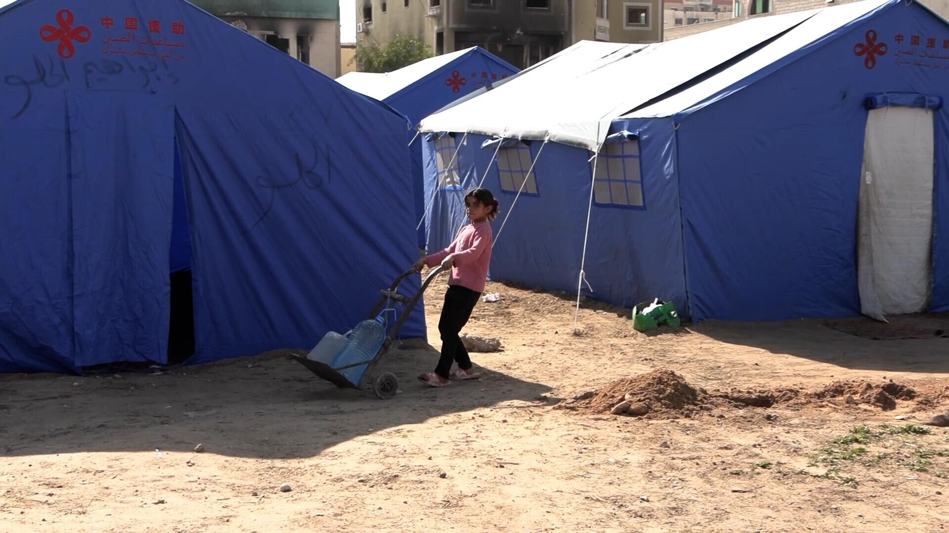من الخيمة إلى الخيمة... أول مخيم إيواء في غزة يحتضن عائدين من جنوبي القطاع - سبوتنيك عربي, 1920, 24.02.2025