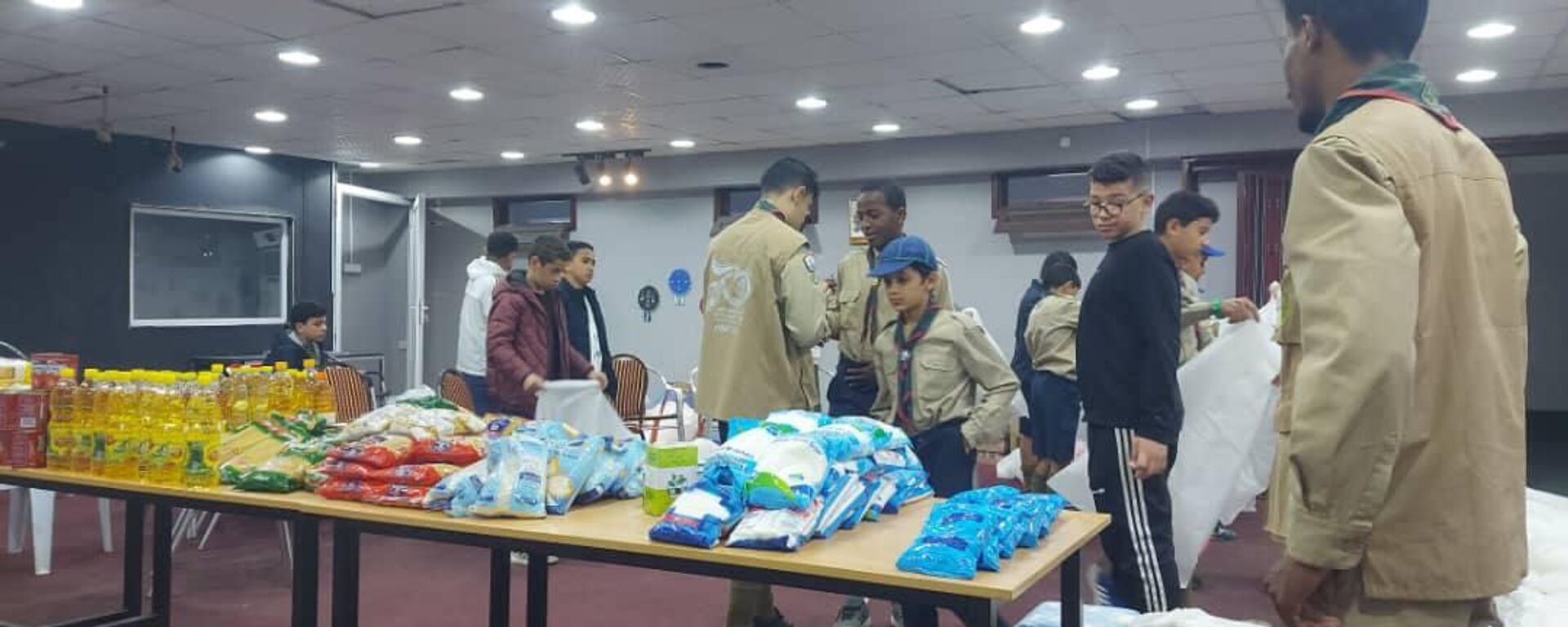 حملة جمع السلة الرمضانية في طرابلس - سبوتنيك عربي, 1920, 28.02.2025