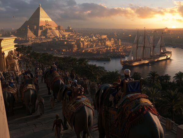 أرض بونت- هي أرض أسطورية قديمة ذكرت في النصوص المصرية كمصدر للثروات مثل الذهب والبخور والسلع الغريبة، وموقعها الدقيق غير معروف، ولكنها كانت ترمز بالنسبة للمصريين إلى أرض بعيدة مليئة بالوفرة والازدهار - سبوتنيك عربي